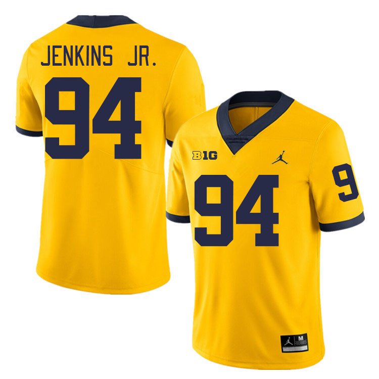 Kris Jenkins Jr. Michigan Jersey,Michigan Wolverines #94 Kris Jenkins Jr. Jersey Youth-Maize